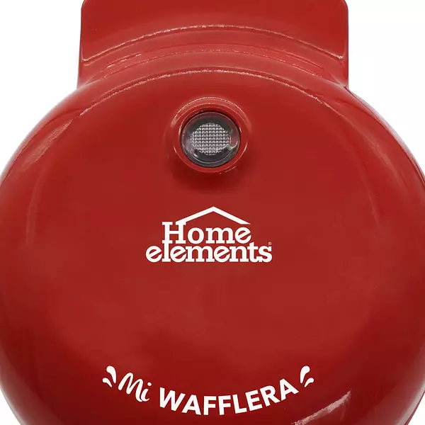 Wafflera Home Elements Mi 12 Cm Eléctrica Roja