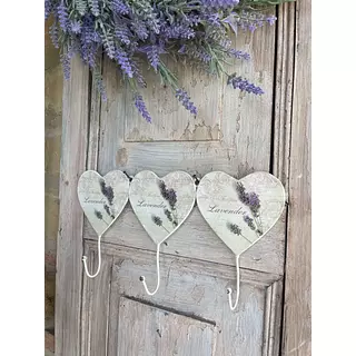 Perchero Corazanes De Lavanda