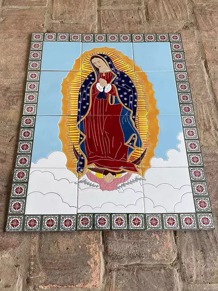 Virgen De Guadalupe Con Marco 60 X 80 Cm.