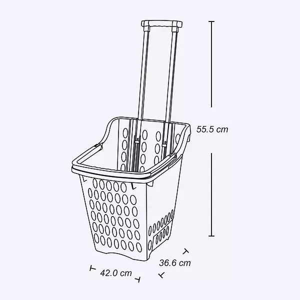 Cesta Rimax Transportadora Azul