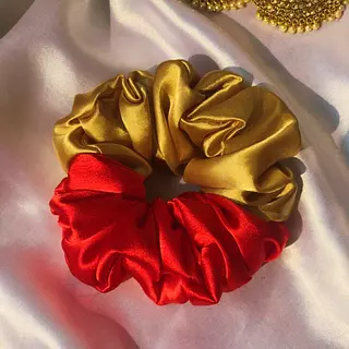 Scrunchies Bicolor Paquete X 3