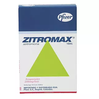 Zitromax Suspensión 200mg/5ml