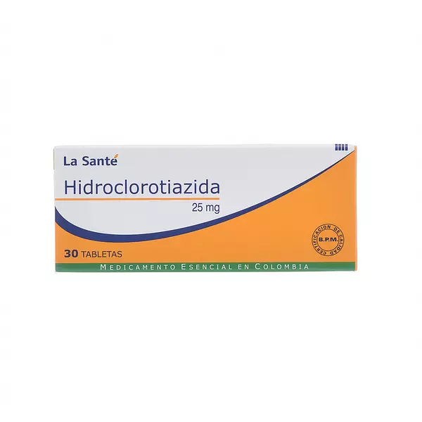 Hidroclorotiazida 25mg