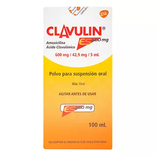 Clavulin Es 600mg / 42,9mg / 5ml