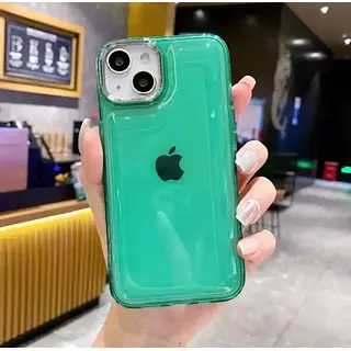 Case Goma Translucida Verde Iphone11