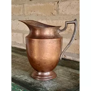 Jarra De Cobre Que Estuvo Cubierta De Plata - U.S.A. 1930