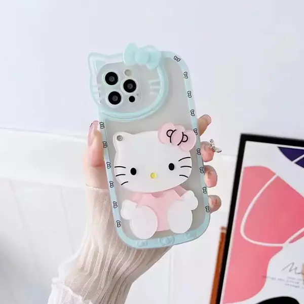 Case Hello Kitty Borde Verde Iphone12pro+