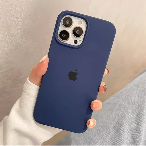 Silicon Case Azul Iphone12pro+