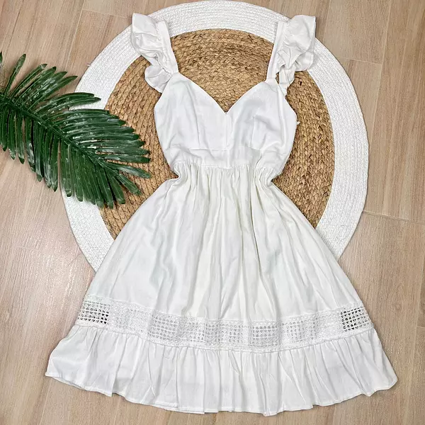 Vestido Blanco Bolero