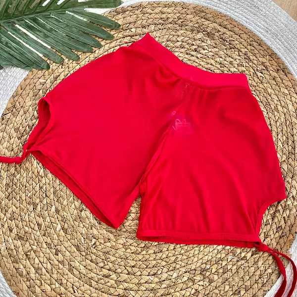 Short Rojo Baño