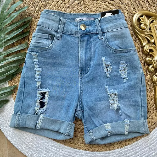 Short Jeans Desgastados