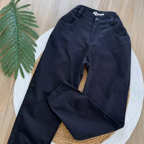 Pantalón Negro Resorte