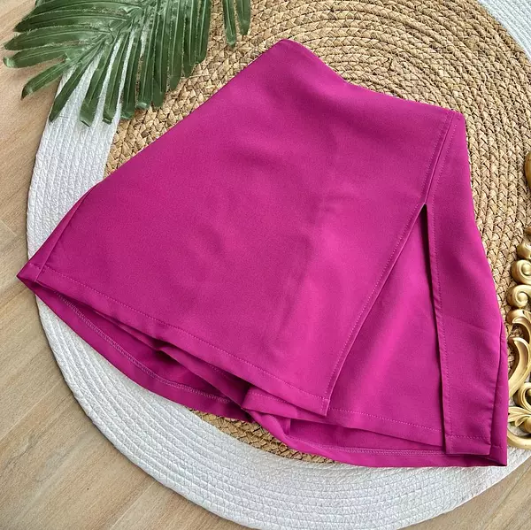 Falda Short Fucsia