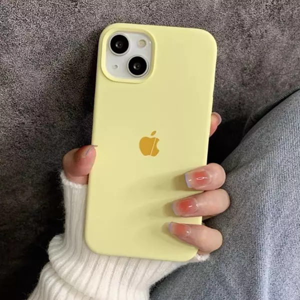 Silicon Case Amarillo Iphone12