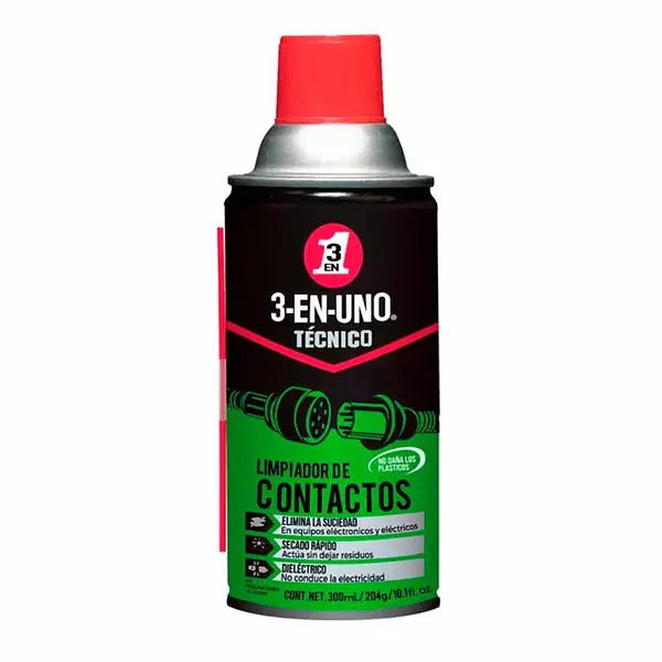 Limpiador De Contacto Aerosol 3 En 1 300 Ml