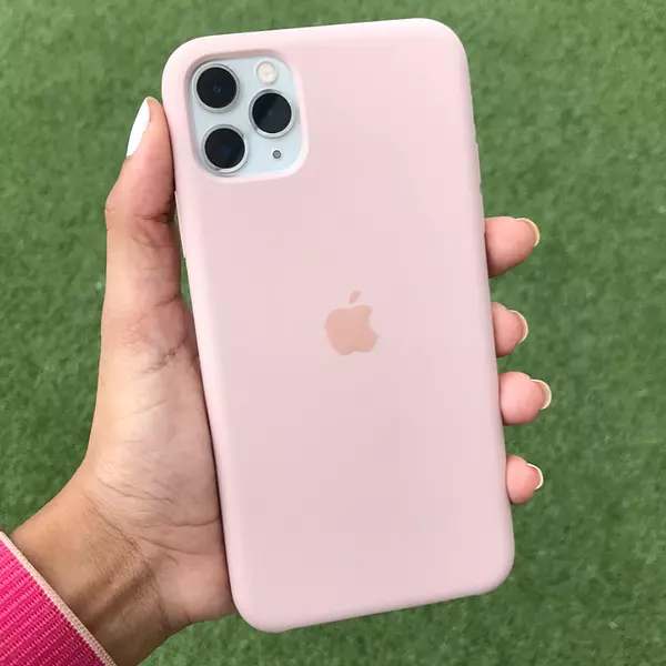 Silicon Case Rosado Iphone 12