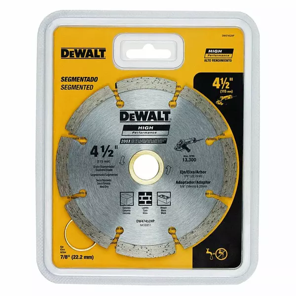 Disco Segmentado 4-1/2 Dewalt