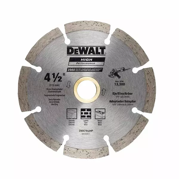 Disco Segmentado 4-1/2 Dewalt