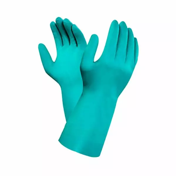 Guante Caucho Industrial Nitrile Talla 9 Verde