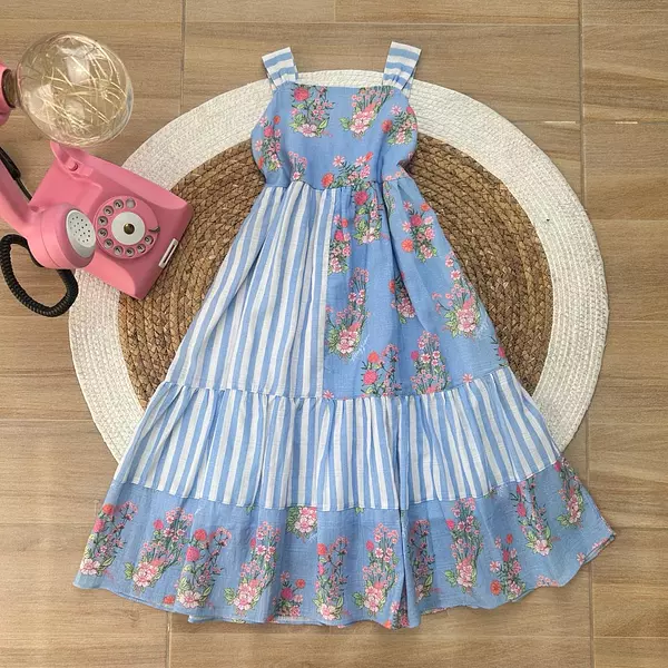 Vestido Azul Bebe