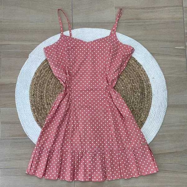 Vestido Coral Puntos