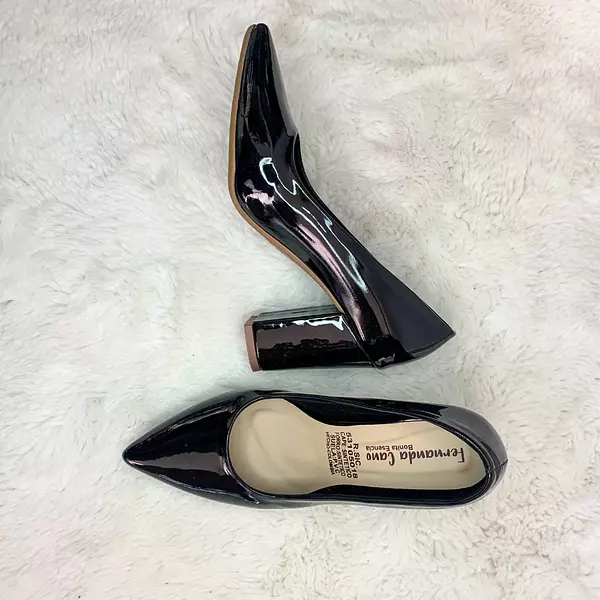 Stiletto Cubano Alto Negro 8110