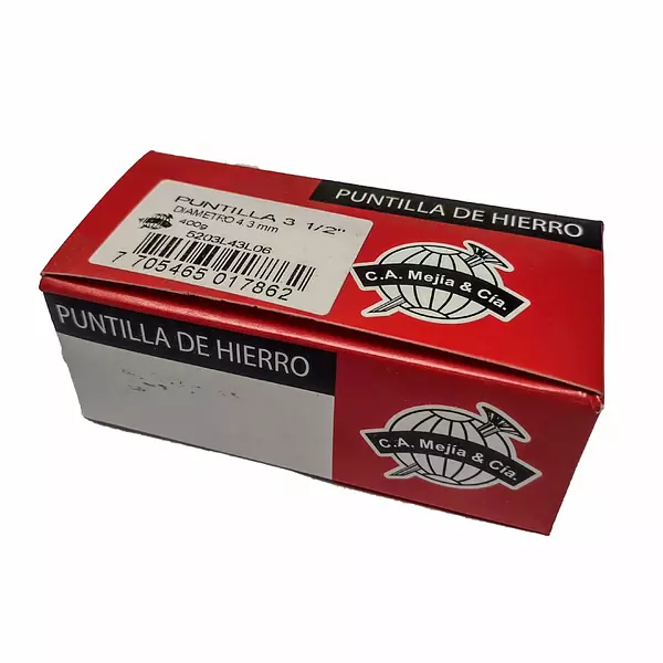 Puntilla Hierro Mejia 3" 400gr