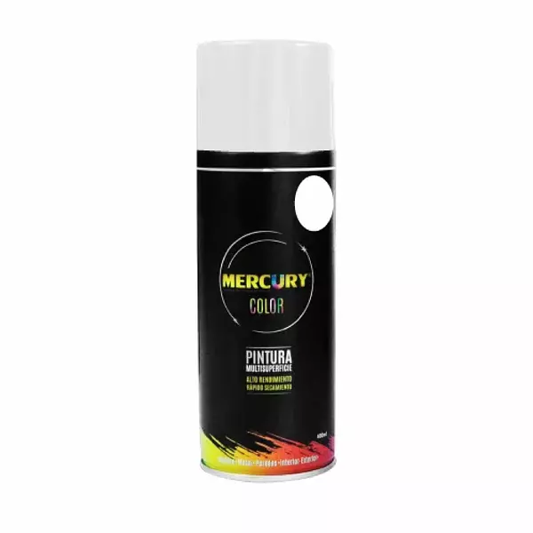 Pintura En Aerosolmercury 40 Blanco Brillante 400ml