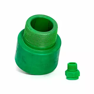 Adaptador Conduit Verde Macho 1/2"