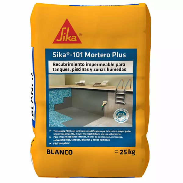 Sika 101 Mortero Plus Blanco 2 Kg