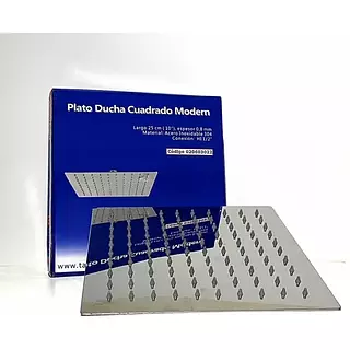 Plato Ducha Cuadrado Modern De 10 Pulgadas