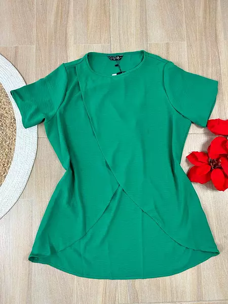 Blusa Verde-Abertura