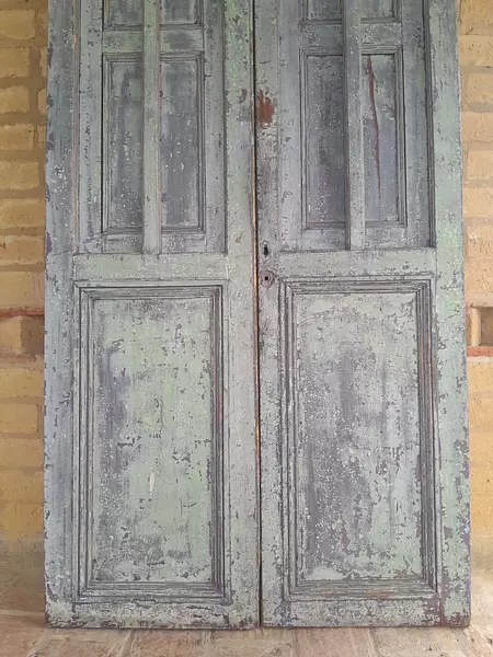 Puerta Ventana De 2 Hojas Antigua - Colombia 1910