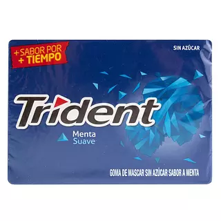 Chicle Trident Menta