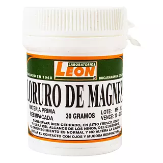 Cloruro De Magnesio 30g Leon