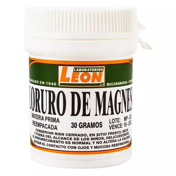 Cloruro De Magnesio 30g Leon