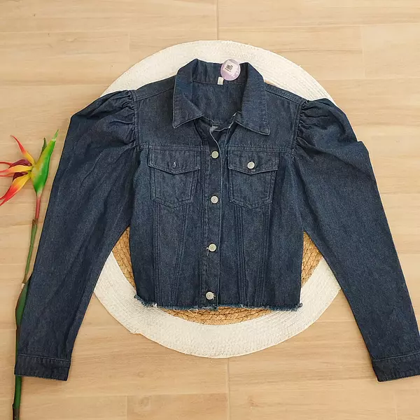 Chaqueta En Jean Oscuro