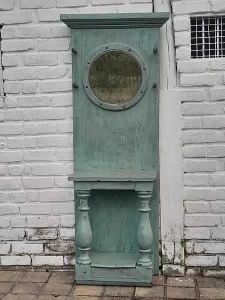 Recibidor Espejo Redondo - Colombia 1980