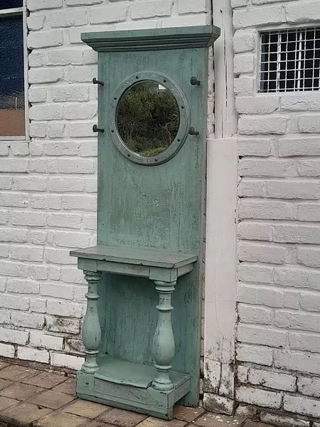 Recibidor Espejo Redondo - Colombia 1980