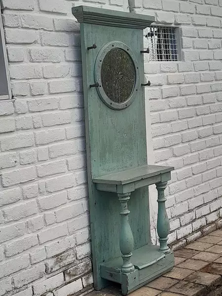 Recibidor Espejo Redondo - Colombia 1980