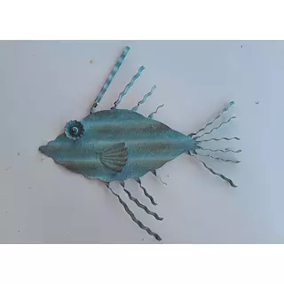 Pez De Teja De Zinc