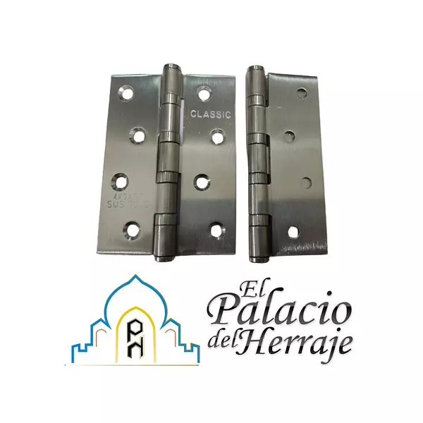 Bisagra Plana Inoxidable Con Balineras 4x3 Cla