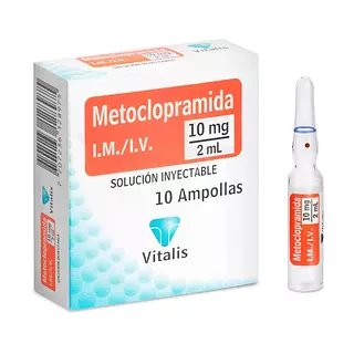 Metoclopramida 10 Mg / 2 Ml