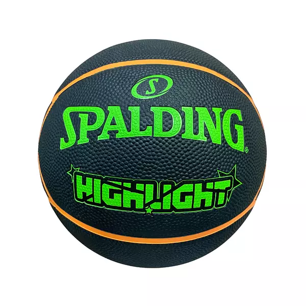 Balón Baloncesto Spalding Negro-Verde