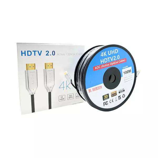 Cable Hdmi Óptico Versión 2.0 4k