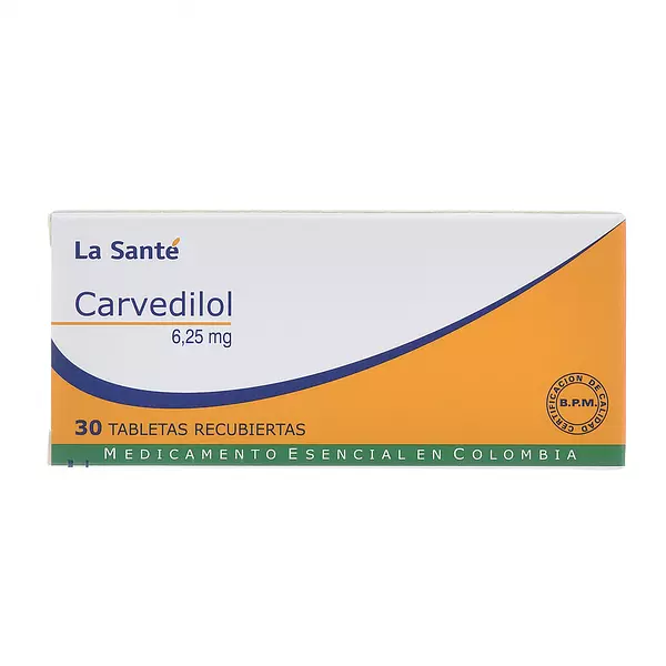 Carvedilol 6.25mg Lasanté