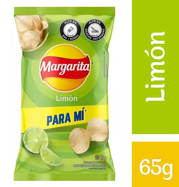 Papas Margarita Limón Grande