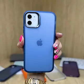 Case Azul Mate Iphone15pro