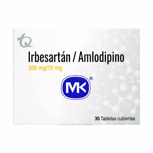 Irbesartán 300mg/ Amlodipino 10mg