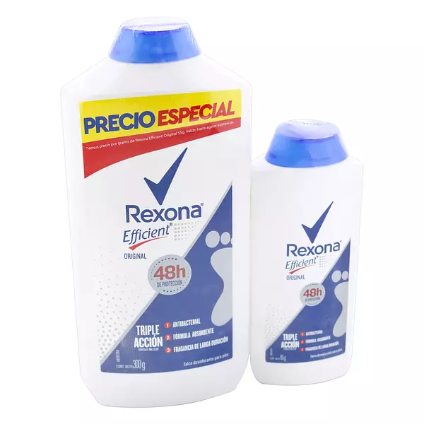 Talco Rexona Efficient